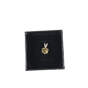 Champagne Moissanite Pendant